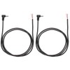 DMiotech 3.5mm x 1.35mm DC Power Pigtail Cable, 90 Degree