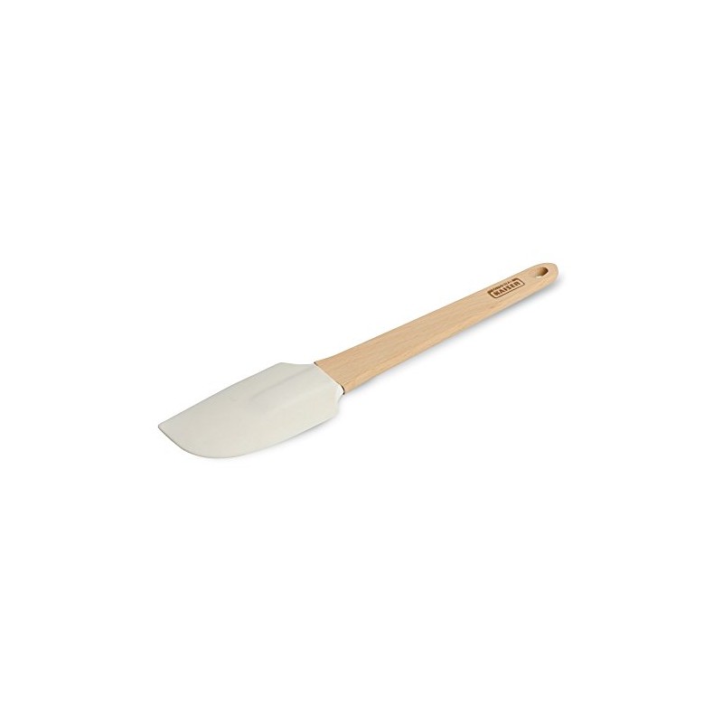 Original Kaiser Patisserie Teigschaber 32 cm, Silikon, Holzgriff, spülmaschinengeeignet