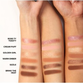 TOO FACED Cosmetics Original Eyeshadow Palette, Born This Way, by Bella (Warm Ember Nudes, 6 Eyeshadows, 5.7 g (Pack of 1)