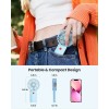 AaoLin Foldable Hand Held Fan USB Rechargeable, 4 Speeds Mini