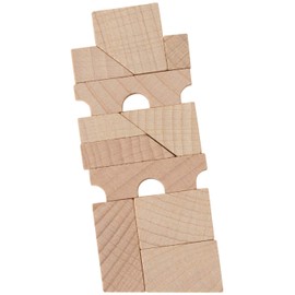 Bartl 104554 Mini Wooden Puzzle The Leaning Tower of Pisa Made of 11 Small Wooden Pieces