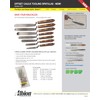 Albion Engineering 1258-3S Tapered Classic Offset Caulk Tooling Spatula, Stainless