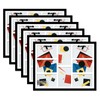 Fxojyvo 4x6 Picture Frame Collage Set of 6, Display 8
