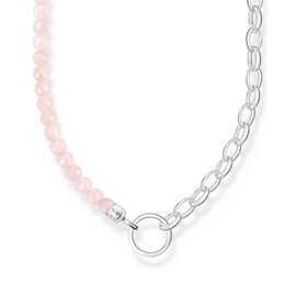 THOMAS SABO KE2188 Necklace with Pearls 925 Sterling Silver, Sterling Silver, No Gemstone