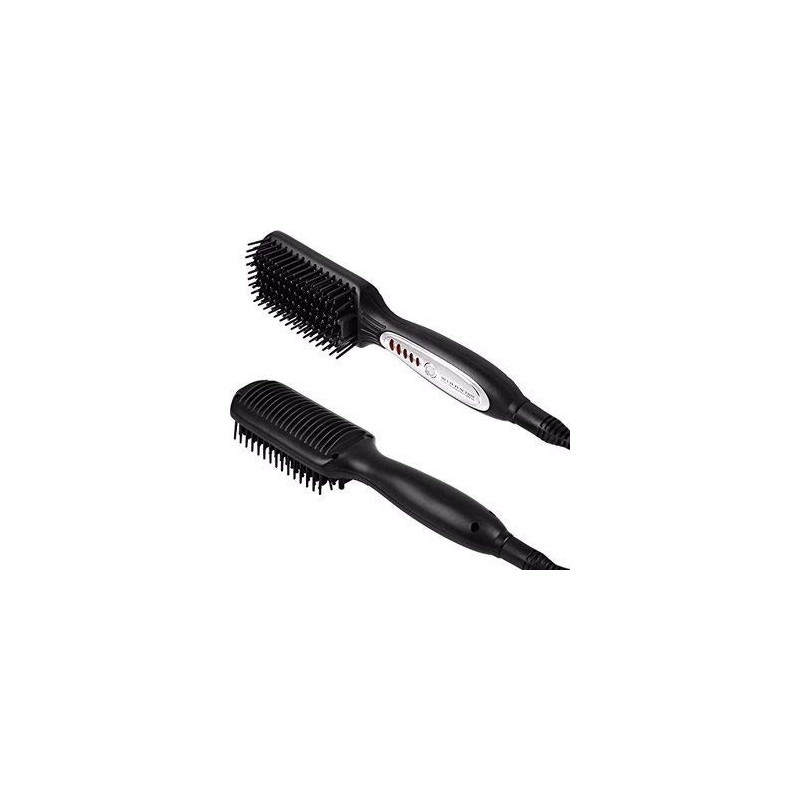 Cepillo Alaciador Profesional Liccio Con Iones Y Turmalina BioAura Negro