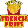 French Fries 12" Concession Decal Sign cart Trailer Stand Sticker
