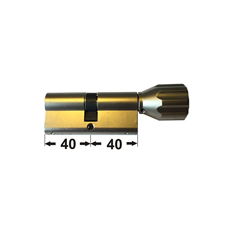 ABUS EC660 ECK660 Knob cylinder length (a/b) Z40/K40mm (c=80mm) with