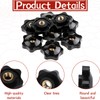 Pack of 10 M8 star grip nuts, star nuts, clamping