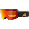 ALPINA Nendaz Q-Lite Mirrored, Contrast-Enhancing OTG Ski Goggles with 100%