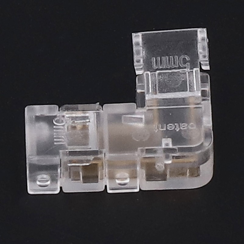 8Pcs 2 Pin 5mm COB LED Strip Light Connectors L