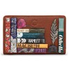 Yoshi William Shakespeare Bookworm Flap Over Ladies Purse, Genuine Leather