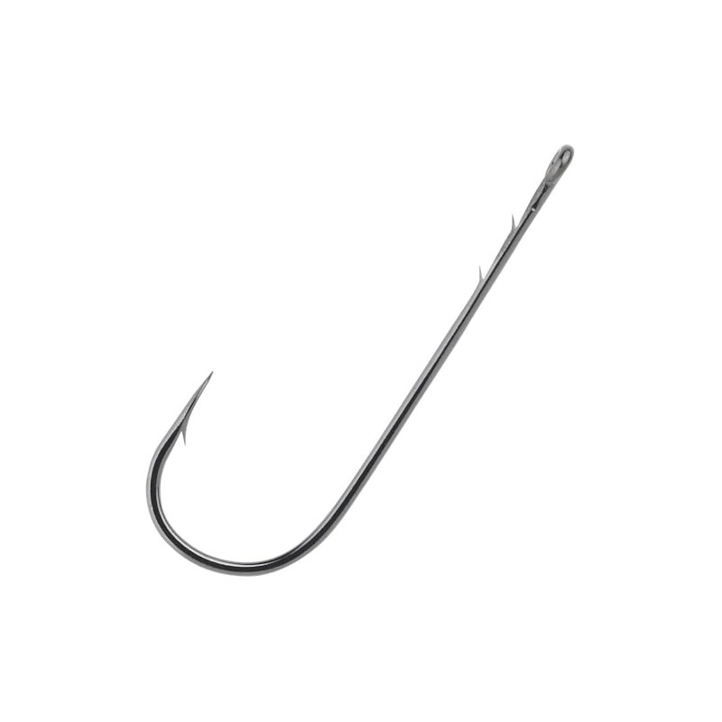 Owner Eye Worm Hooks - 6 Worm Hooks, Size: 2
