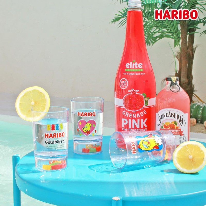 DO'HOME HARIBO Goldbear Cup - Funny Cup with Goldbear Charms