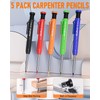 Nicpro 31 Pack Carpenter Pencil Set with Sharpener, Mechanical Carpenter