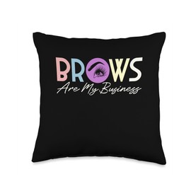 Brow Lamination Kit Eyebrow Artist Pencil Eyebrow Tech Throw Pillow