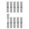 uxcell 10Pcs Weldable Barrel Hinges, 4-3/8" x 3/4" Carbon Steel