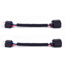 H4 to H13 LED Light Adapter Wiring Harness Connectors,2PCS
