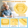 Inflatable Shampoo Basin for Bedridden, Elderly & Disabled - Petal-Shape