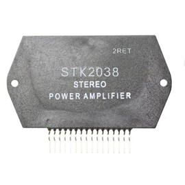 Hybrid IC STK2038 78 x 44 mm Stereo Power Amplifier