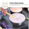 Mikinona Skin Care Spoons 4pcs Rose Shape Makeup Spoons for