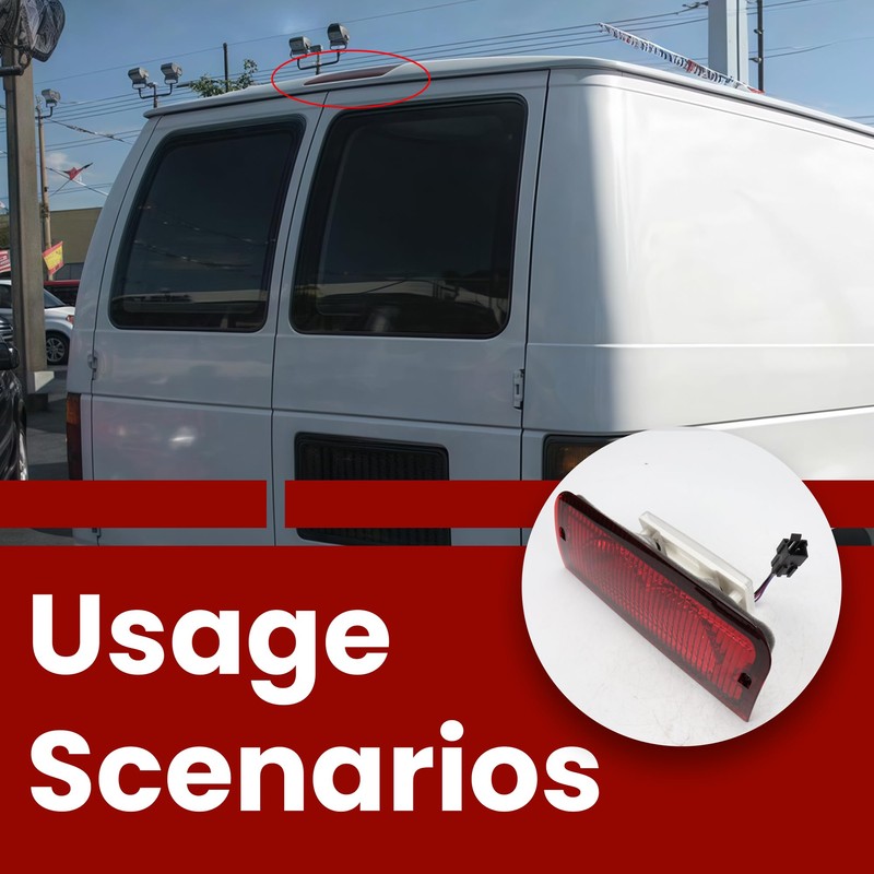 Third Brake Light 3rd Brake Light Compatible with Ford E350