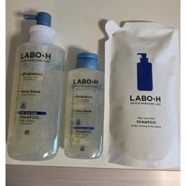 LaboH Cool Shampoo Oily Large Capacity Scalp Scaling 400ml+Refill 400ml+180ml / 라보에이치 쿨샴푸 지성 대용량 두피스케일링 400ml+리필 400ml+180ml