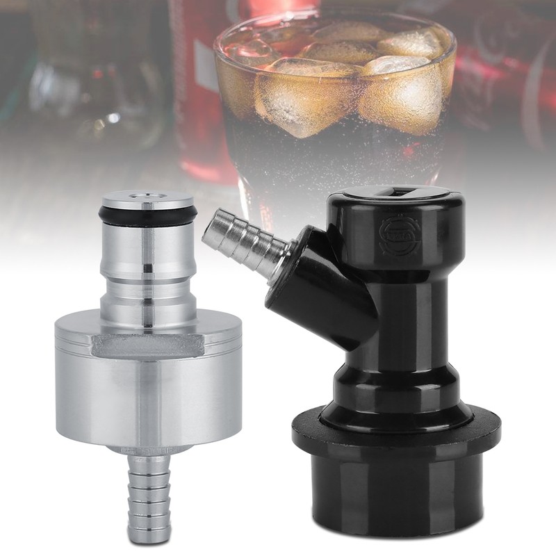 Homebrew Stainless Carbonation Cap Carbonator with Liquid Ball Lock Disconnect