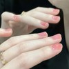 Esmalte de uñas rosa transparente, esmalte de uñas rosa transparente