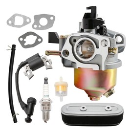 Zreneyfex GXV160 Carburetor Replacement for Honda GXV120 GXV140 HR194 HR195 HR214 HRA214 HR215 HR216 Carb with Air Filter Lawn Mower Replace 17210-ZE6-505, 16100-ZE7-W21