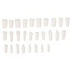 28Pcs Removable Teeth Piece Durable Plastic Removable Design False Teeth