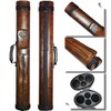 2x2 Hard cue case Oval Pool Cue Billiard Stick Carrying