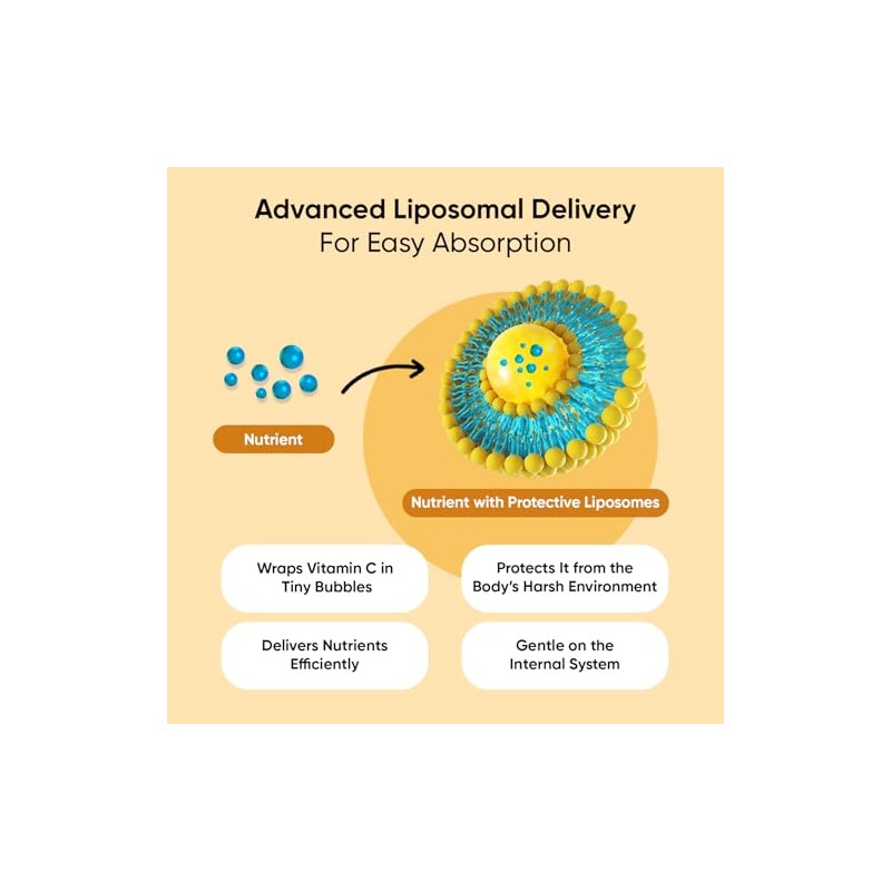 Liposomal Vitamin C Capsules 1000mg - 180 Capsules (3 Months