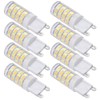 10PCS G9 220V LED Lamp Dimmable Ceramic LED Bulb Replace