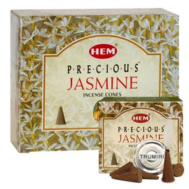 Precious Jasmine Incense Cones And Cone Incense Burner Bundle Insence Insense Hem Incense