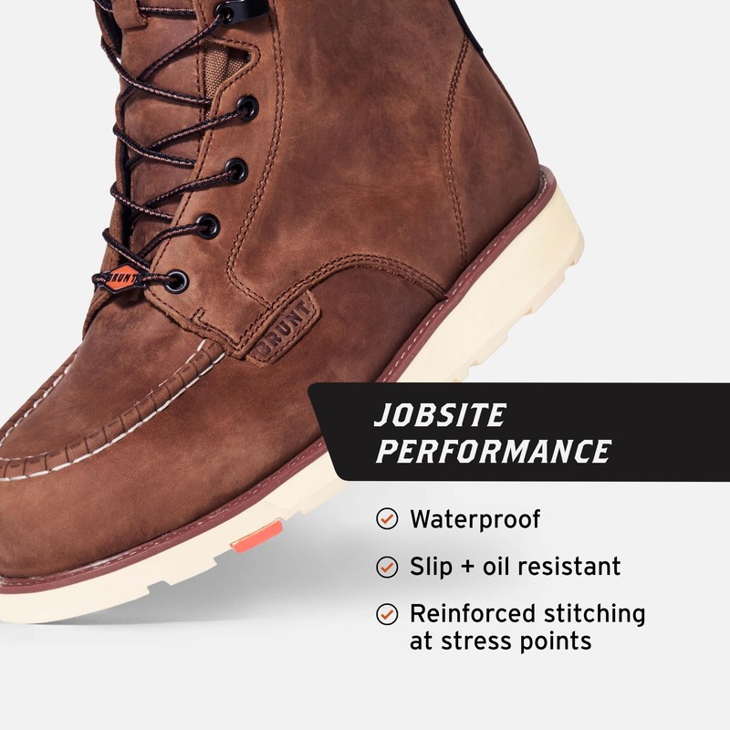 BRUNT Marin (Soft Toe) - Men’s Size 10, Brown -