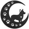 Caiibaoob Corgi Metal Wall Art for Dog Lover- Wall Sculpture