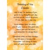 Thinking of You 'Cousin' Poem Verse Greeting Card