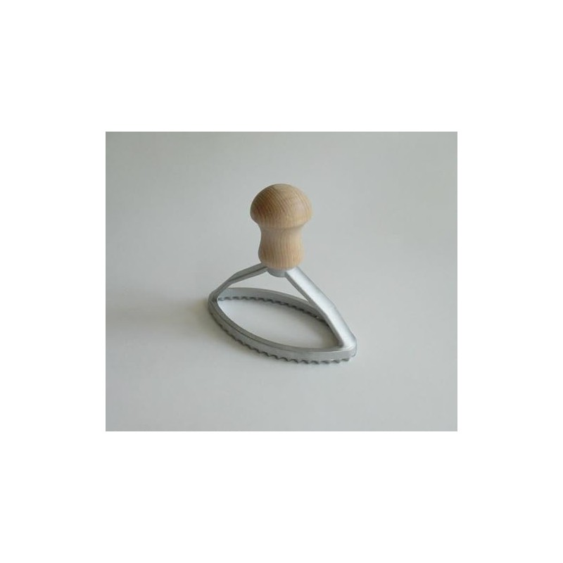 Tredoni 10.5x5cm Oval Ravioli Pasta/Dough Stamp Cutter, Cookie Stamp