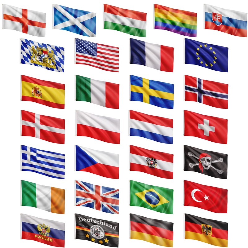FLAGMASTER Flag 30 Different Flags to Choose From Size 120cm