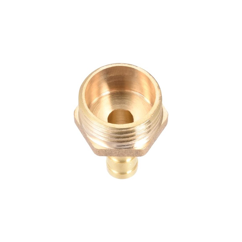 sourcing map Brass Hose Barb Fitting,Connector,8mm Barb x G1/2 Male