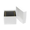 Novel Box Jewelry Earring Box in Black Leather + Custom