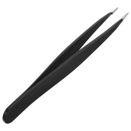 Minkissy Stainless Tweezers Eyebrow Clip Face Hair Tweezers Pointed Blackhead Removers Facial Hair Remover Sharp Professional Tool
