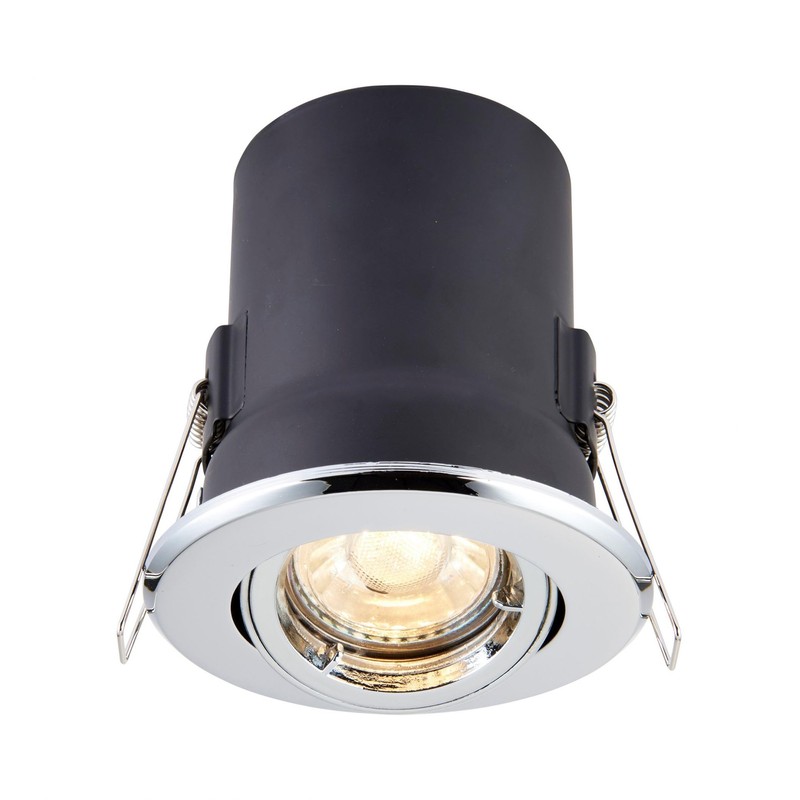 Saxby 50682 50W shieldPLUS MV Tilt Recessed Fire Rated Downlight