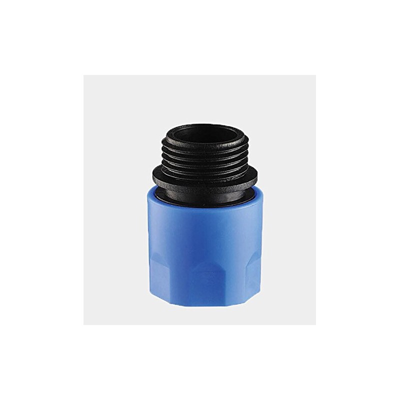 Topways® Electronix erweiterbarer Gartenschlauch Stecker und Buchse Adapter Verbindungsstück Blau