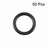 sourcing map 50pcs Nitrile Rubber O-Rings 17.61mm OD 12.37mm ID