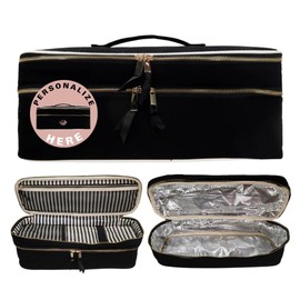 Bag-all Hair Tools Travel Bag | Curling Iron Travel Case Heat Resistant | Travel Bag for Hair Supplies | Hair Straightener Pouch for Hot Tools for Women | Portable Case for, Hair Iron | Black