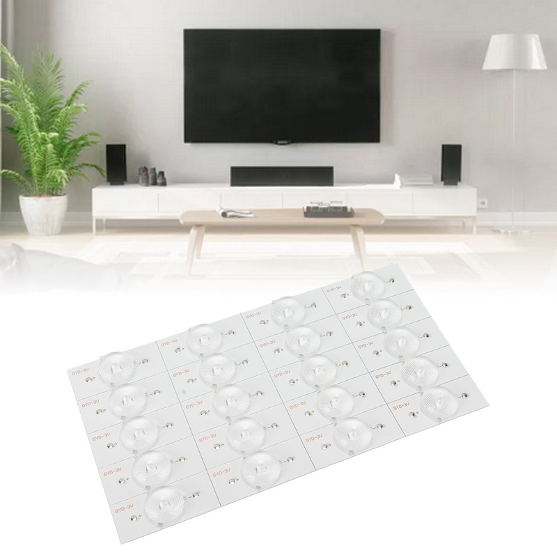 100Pcs SMD Lamp Beads 3V for 32‑65in TV Optical Lens