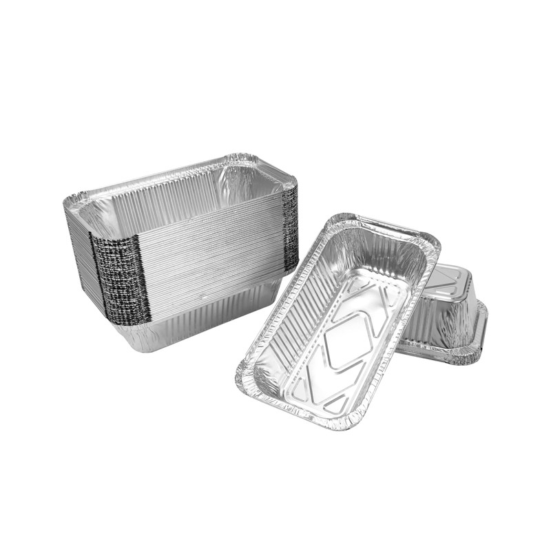 AMOS Aluminium Foil Food Containers with Lids 650ml Pack of
