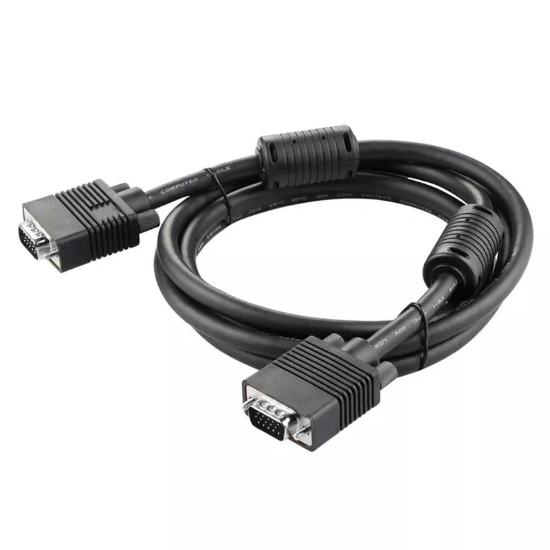 M TECH VGA to VGA Cable, 1.5m, 15 Pin, 1080P