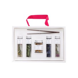 [Kot Cha Shi Dae] Flower Tea Gift Set (Flower Tea Stick x 2EA & Blended Flower Tea x 3EA)